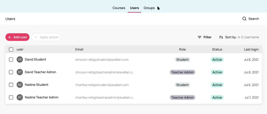 Magnet users teacher view